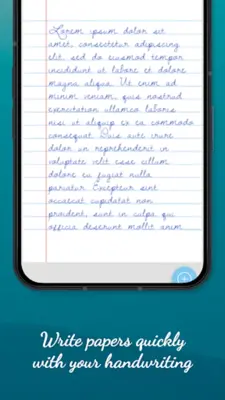 Hand Writing android App screenshot 9