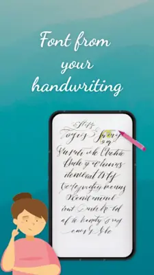 Hand Writing android App screenshot 15