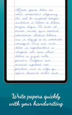 Hand Writing android App screenshot 1