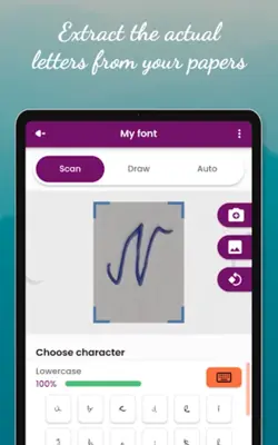 Hand Writing android App screenshot 4