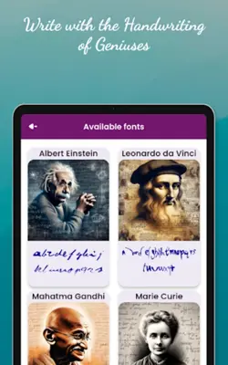 Hand Writing android App screenshot 5