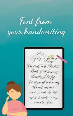 Hand Writing android App screenshot 7